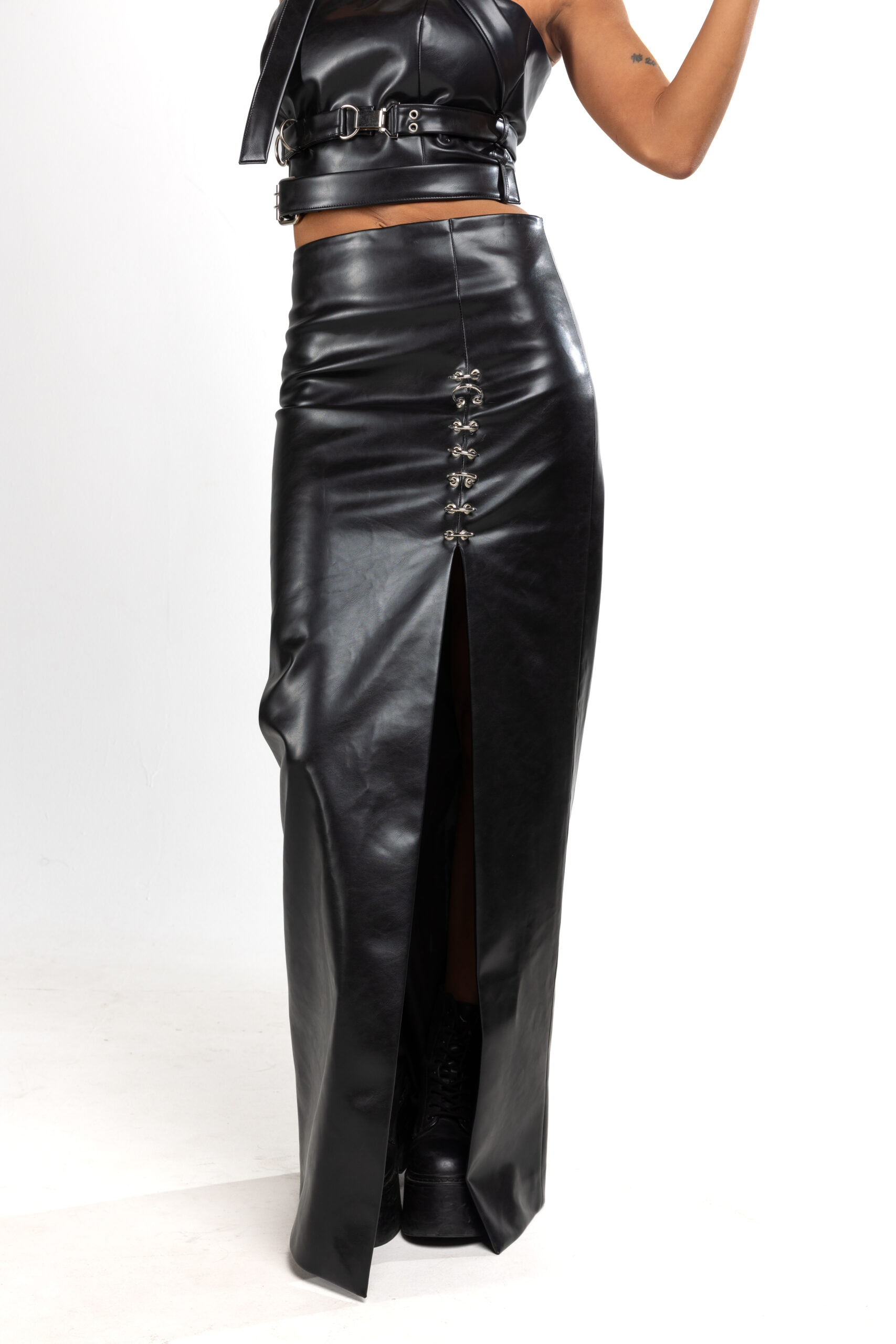 Matrix Leather skirt – Part Of Set - Image 2