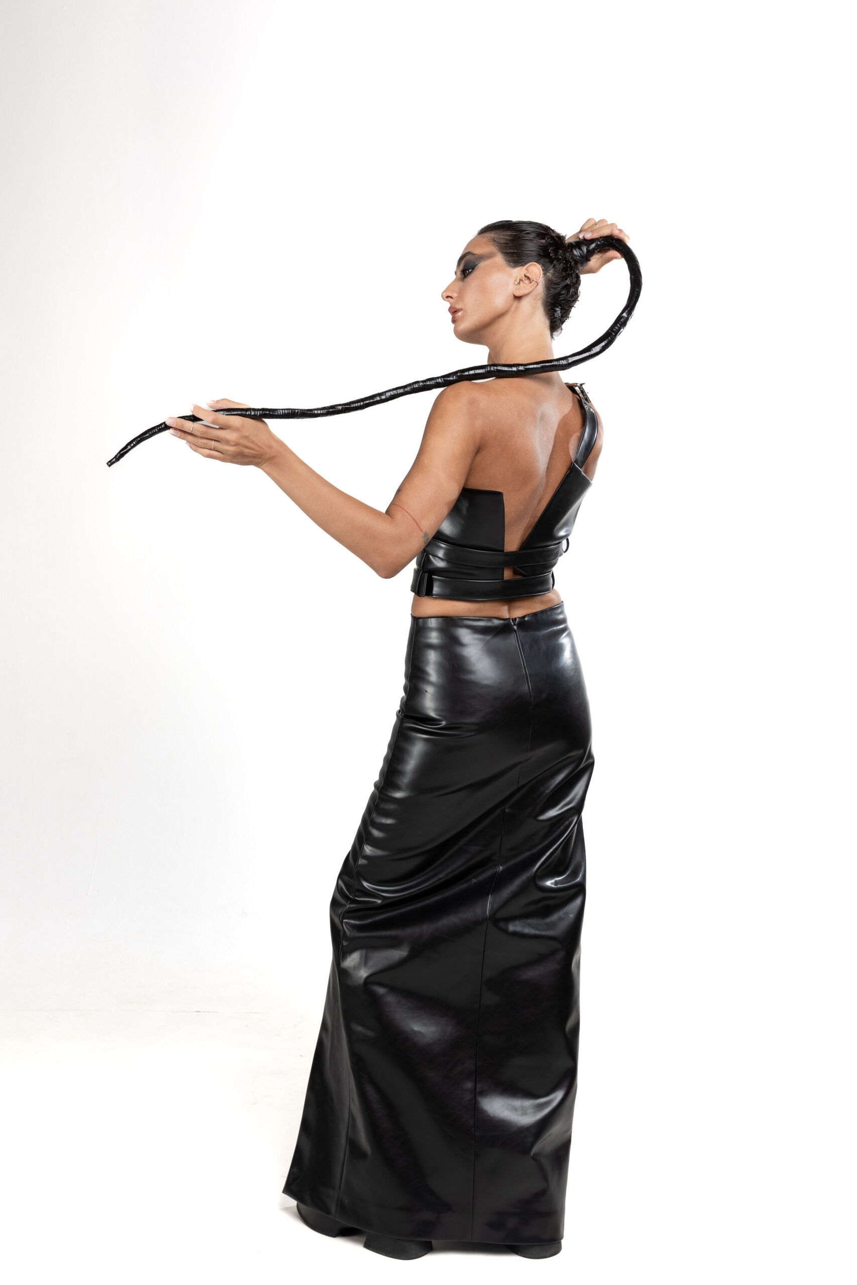 Matrix Leather skirt – Part Of Set - Image 3