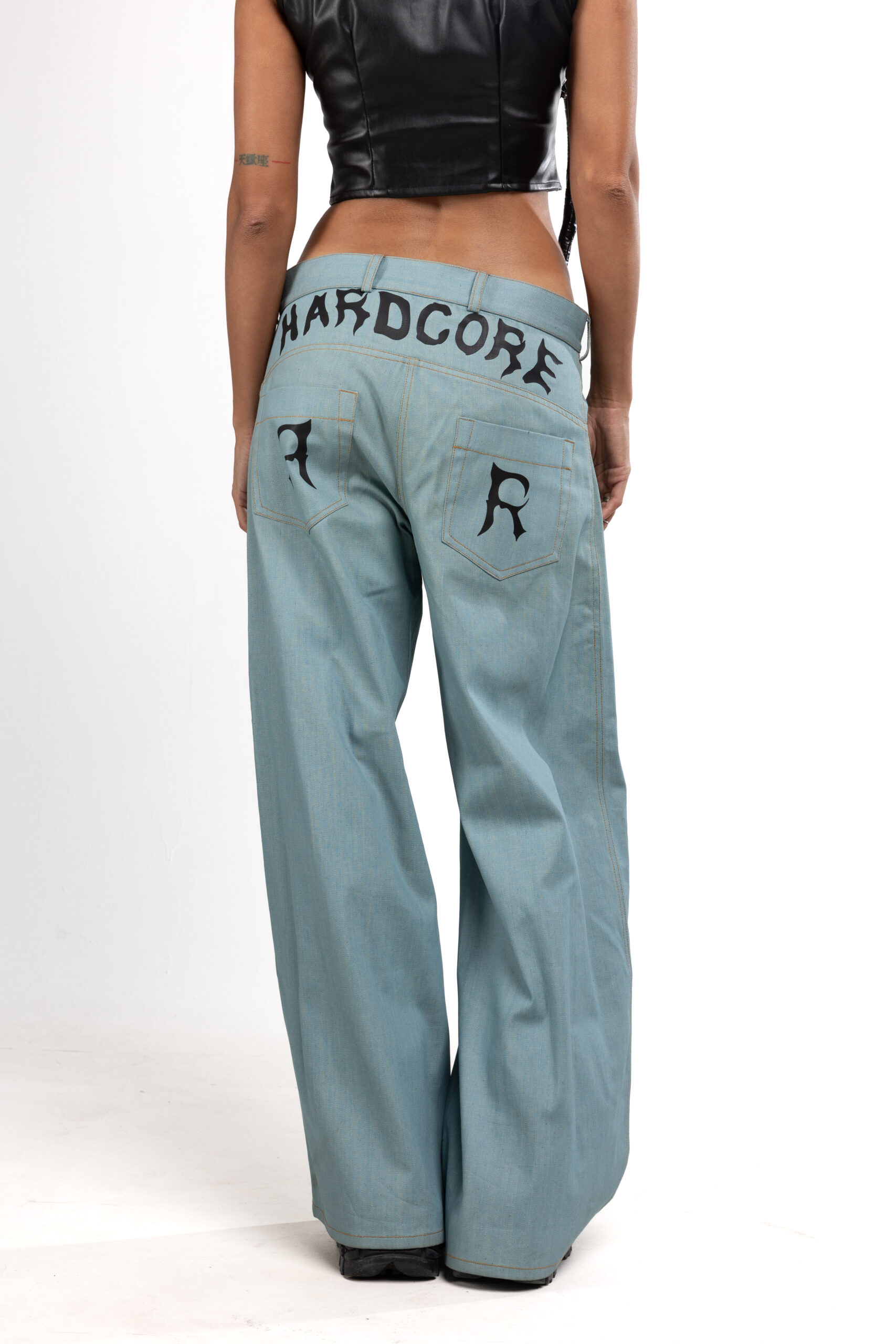 Reverie Printed Baggy Jeans - Image 1