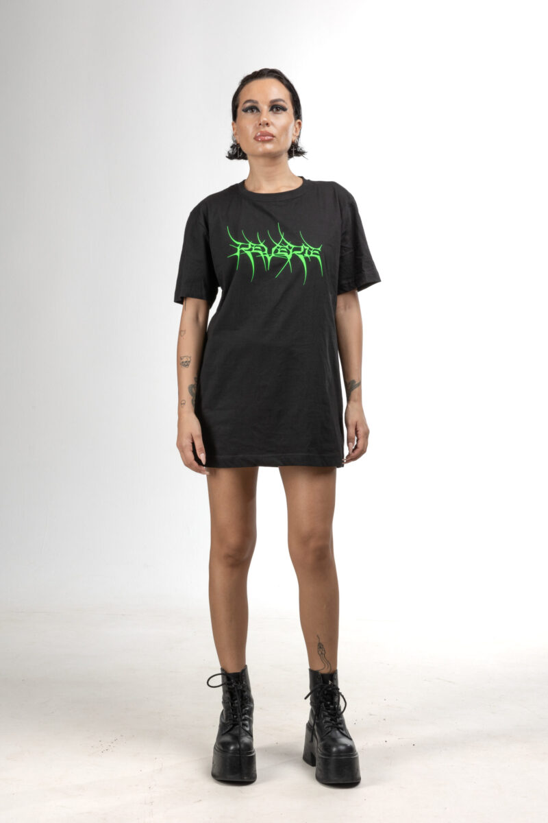 Reverie Oversized Green Spikes T-shirt (unisex) - Image 4