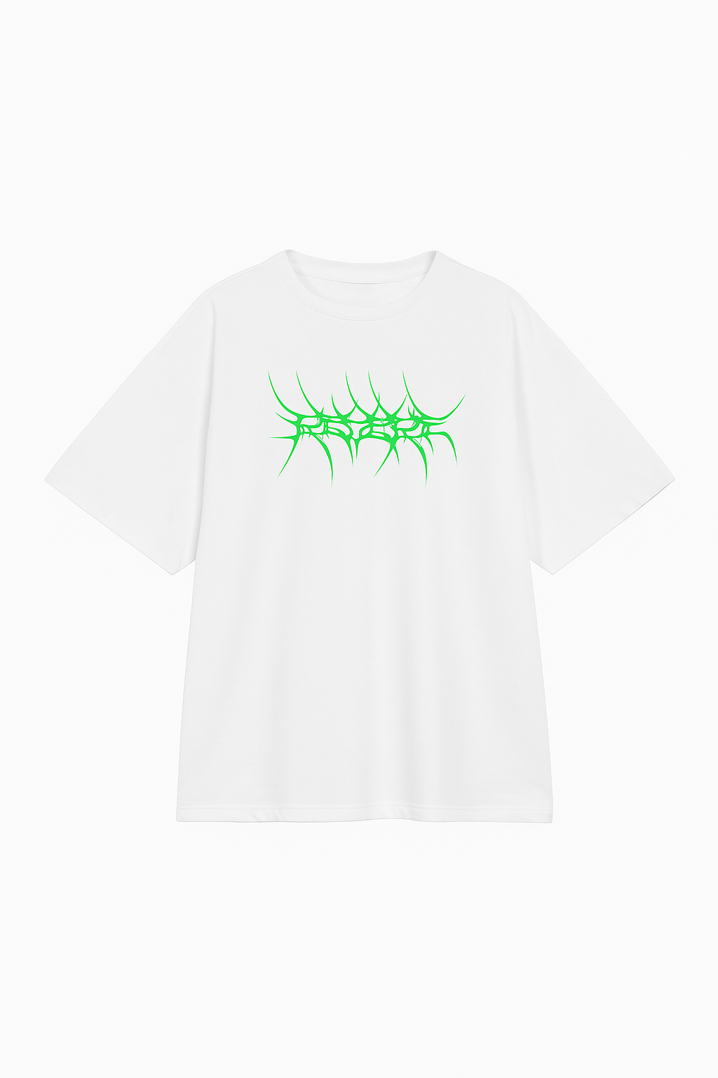 Reverie Oversized Green Spikes T-shirt (unisex)