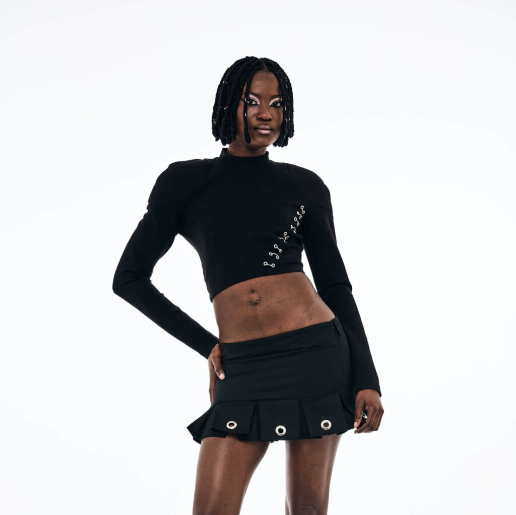 Gemma Biker Crop Top