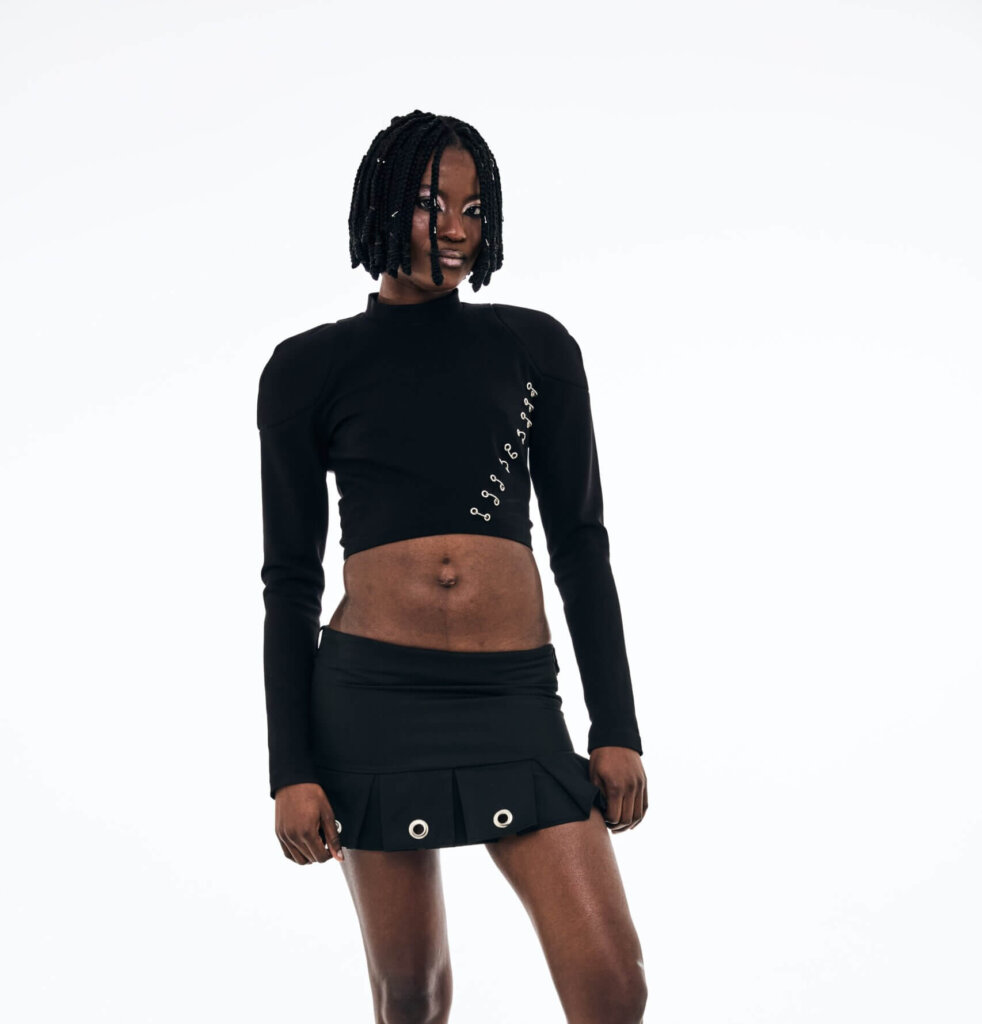 Gemma Biker Crop Top