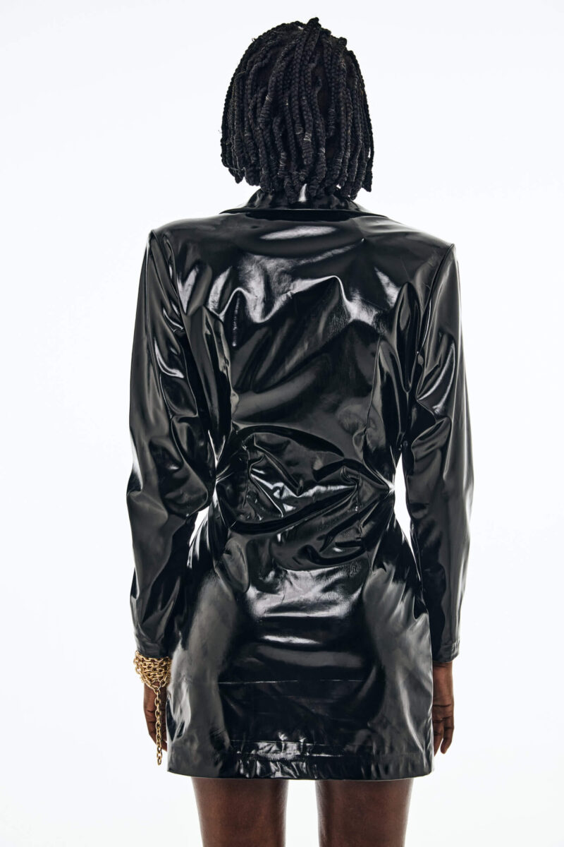 Pixie Vinyl Dress - Image 5