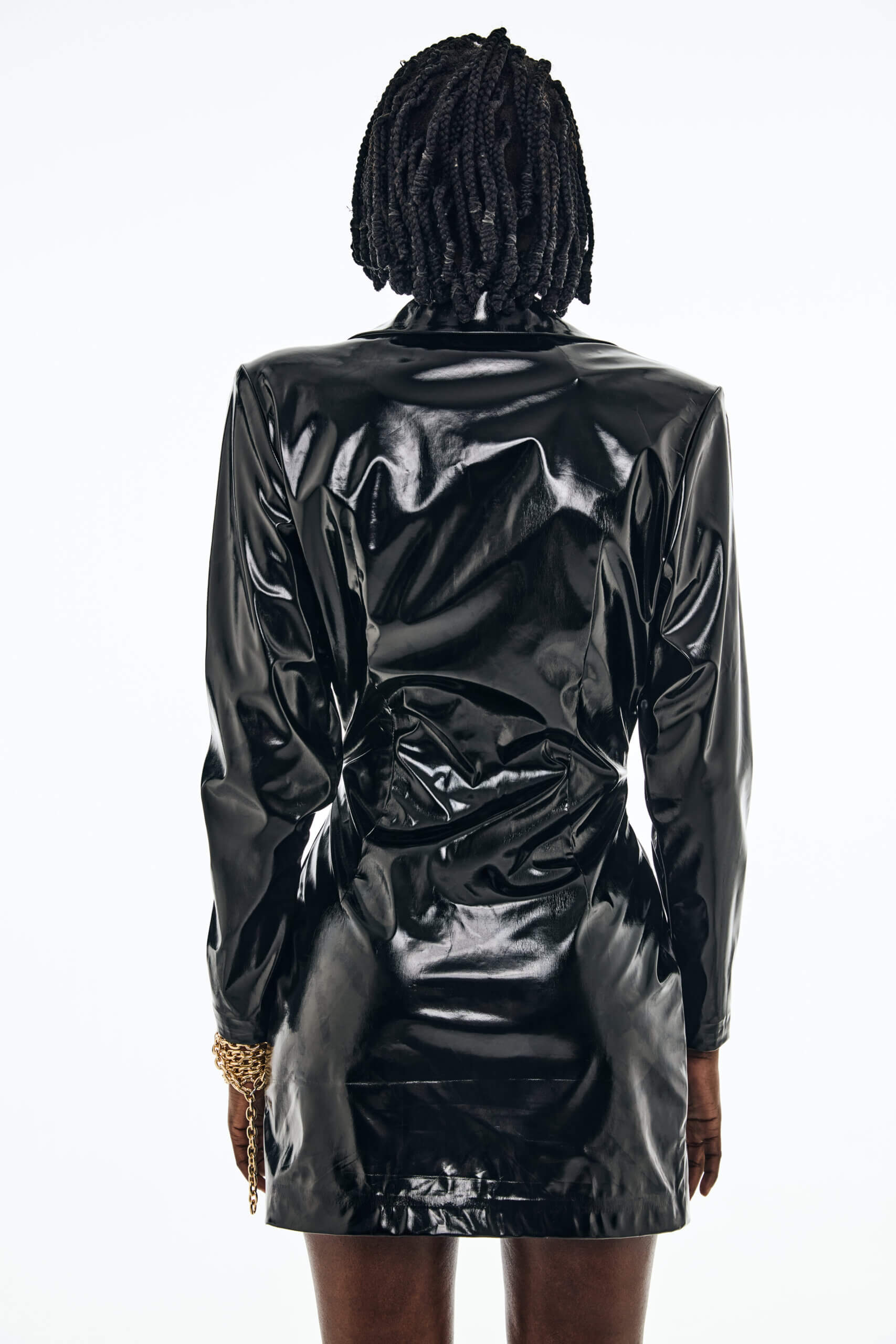Pixie Vinyl Dress - Image 5