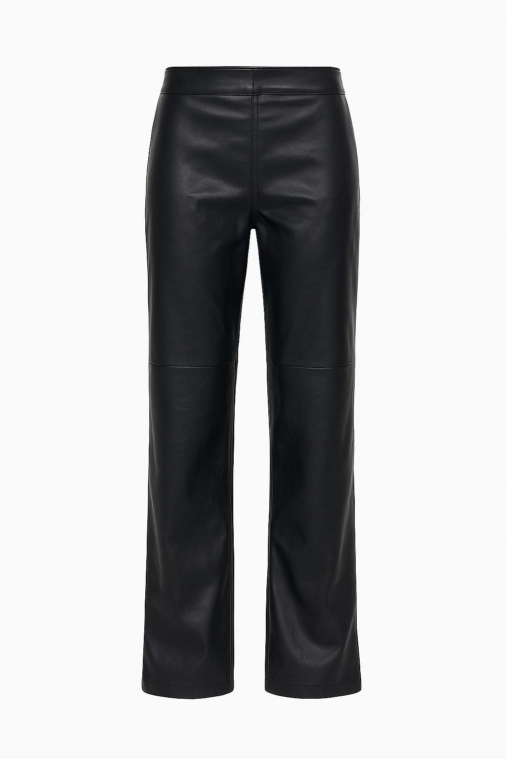 Loose Fit Leather Pants - Image 1