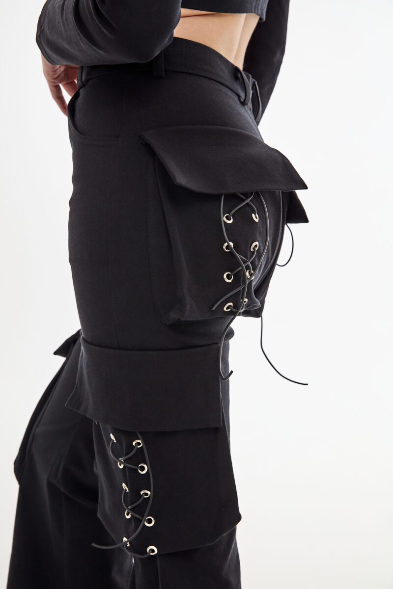 Calliope Flared Cargo Pants - Image 5