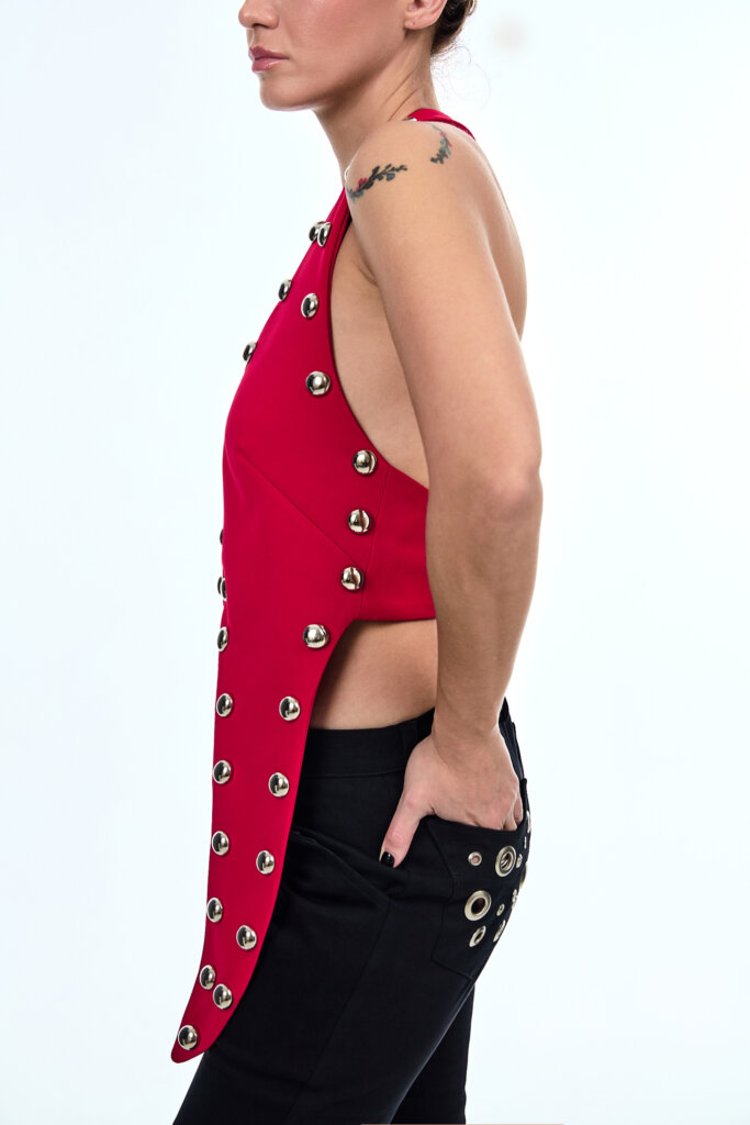 Medusa Top in Red
