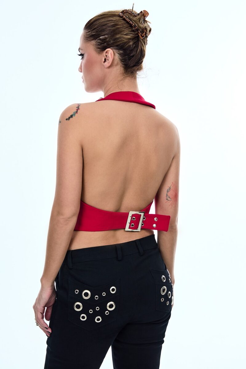 Medusa Top in Red - Image 4