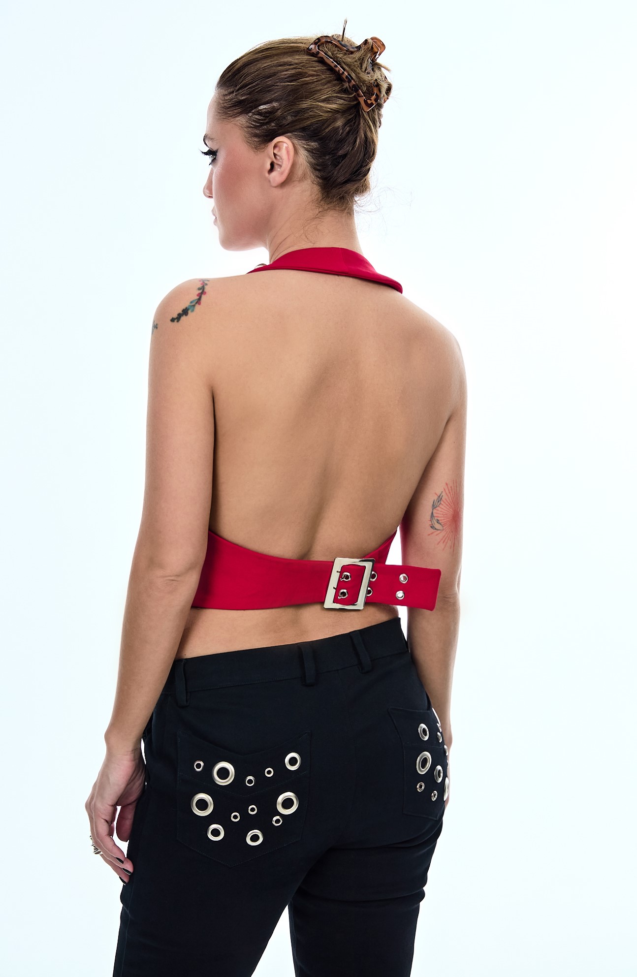 Medusa Top in Red - Image 4