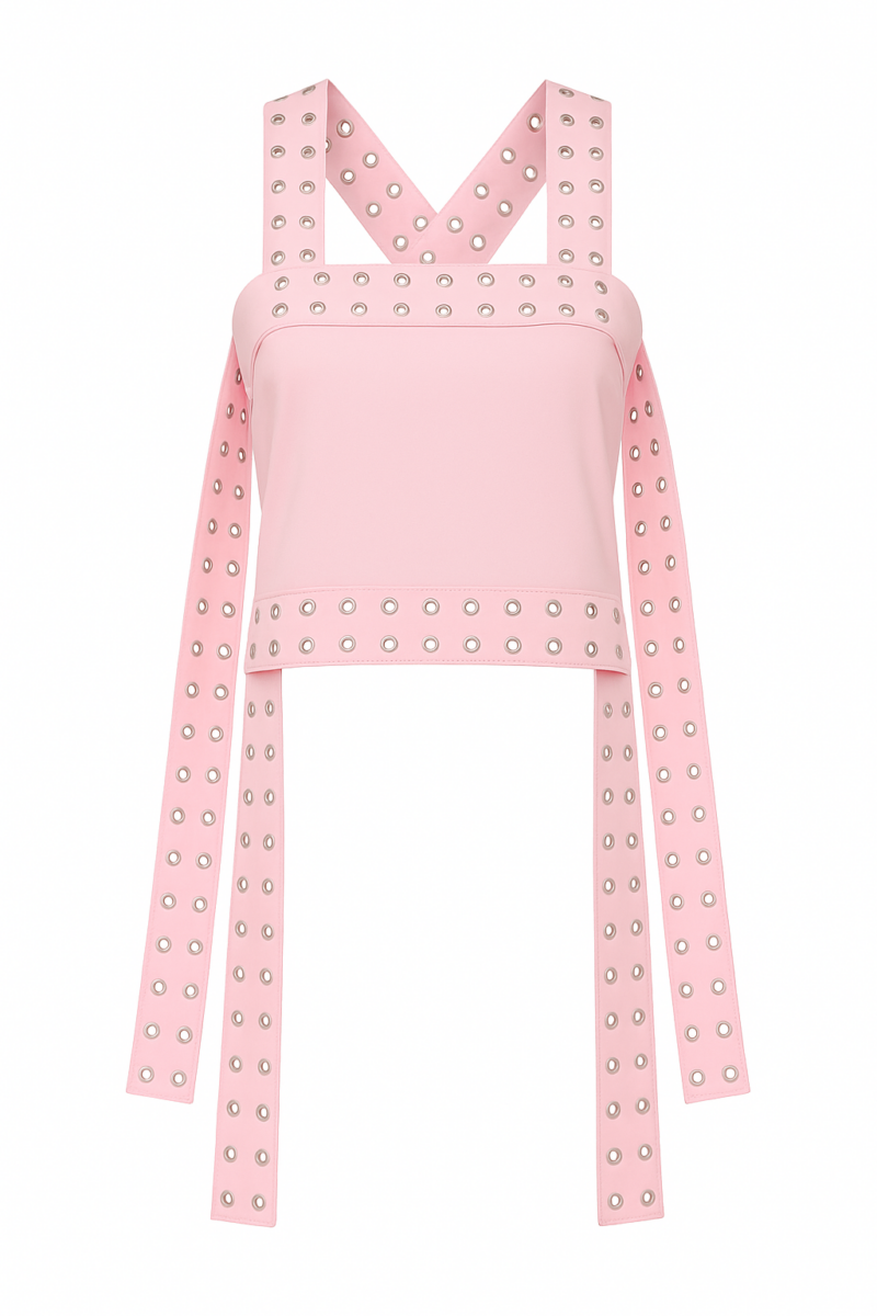 Luna Top In Pink - Image 1