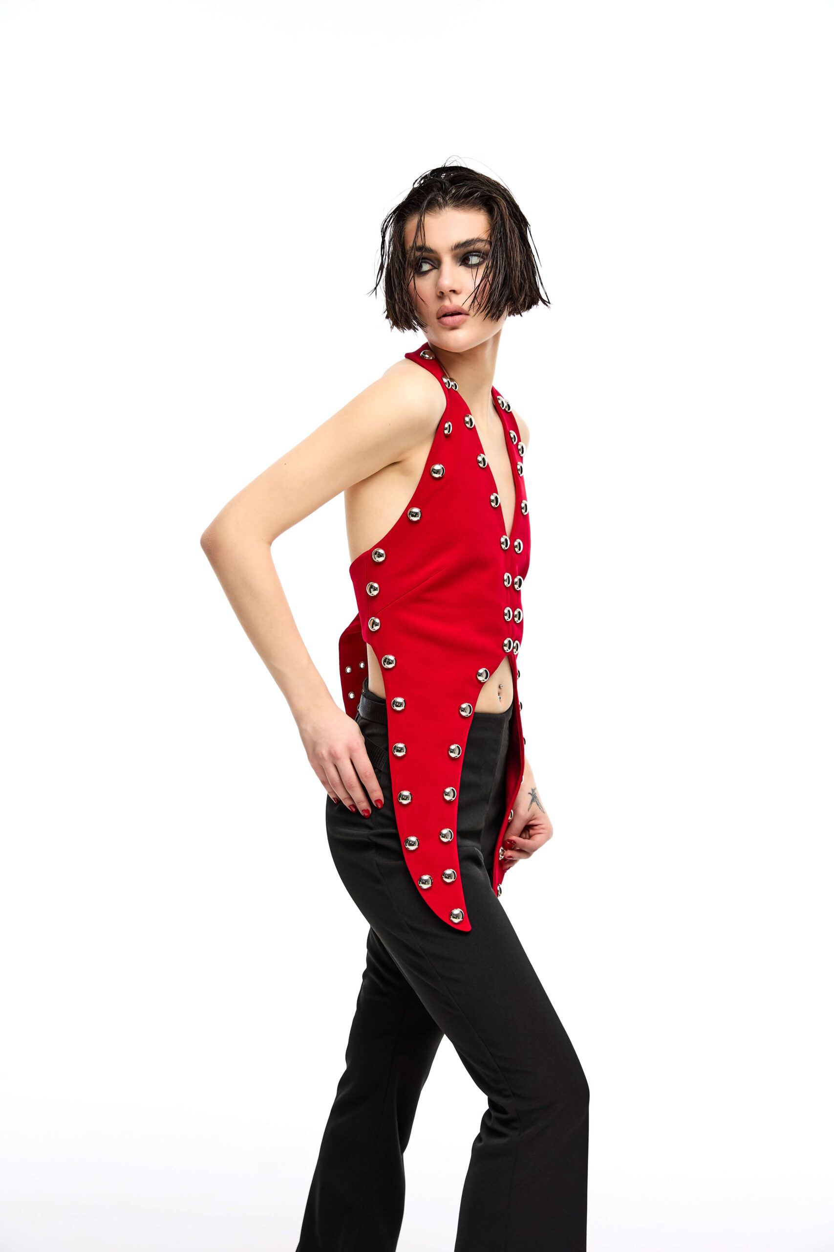 Medusa Top in Red