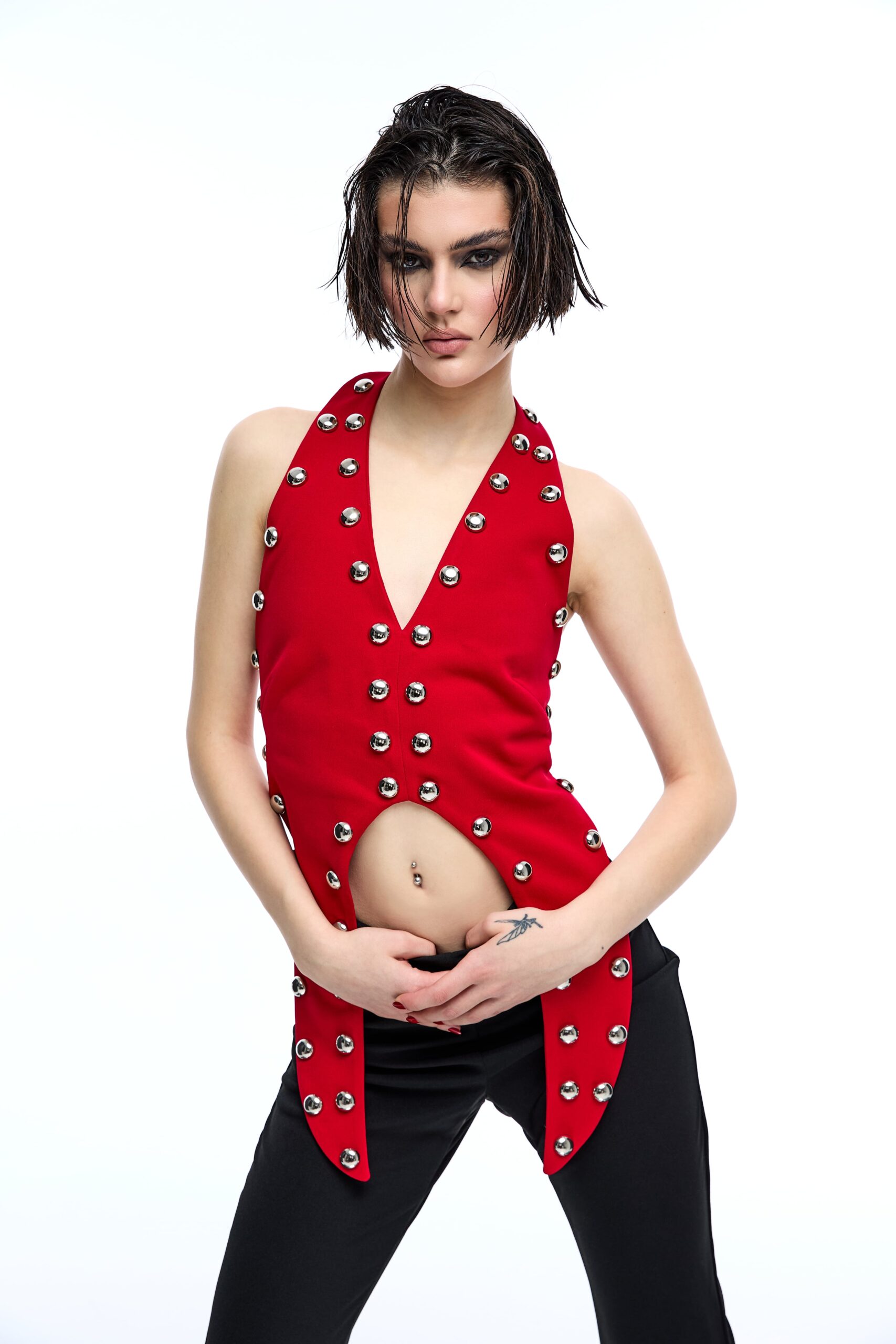 Medusa Top in Red