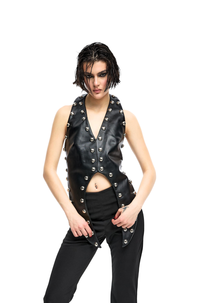 Medusa Top in Black