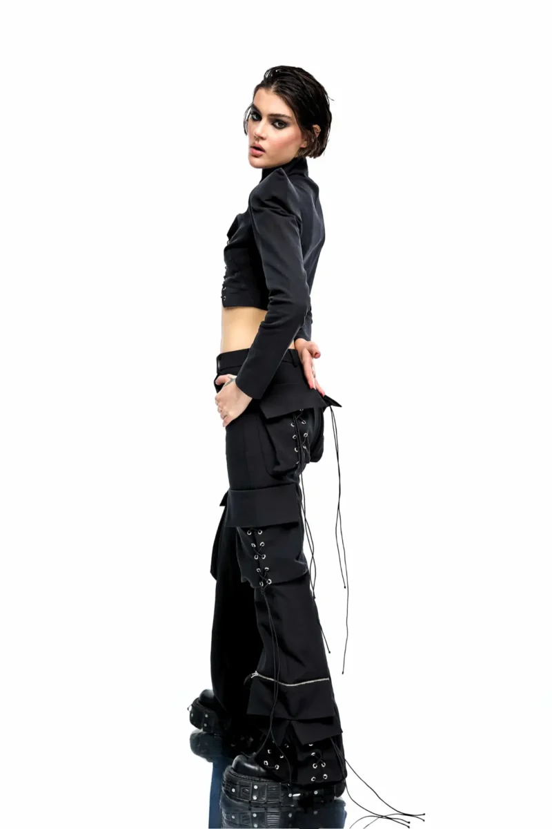 Calliope Flared Cargo Pants - Image 4
