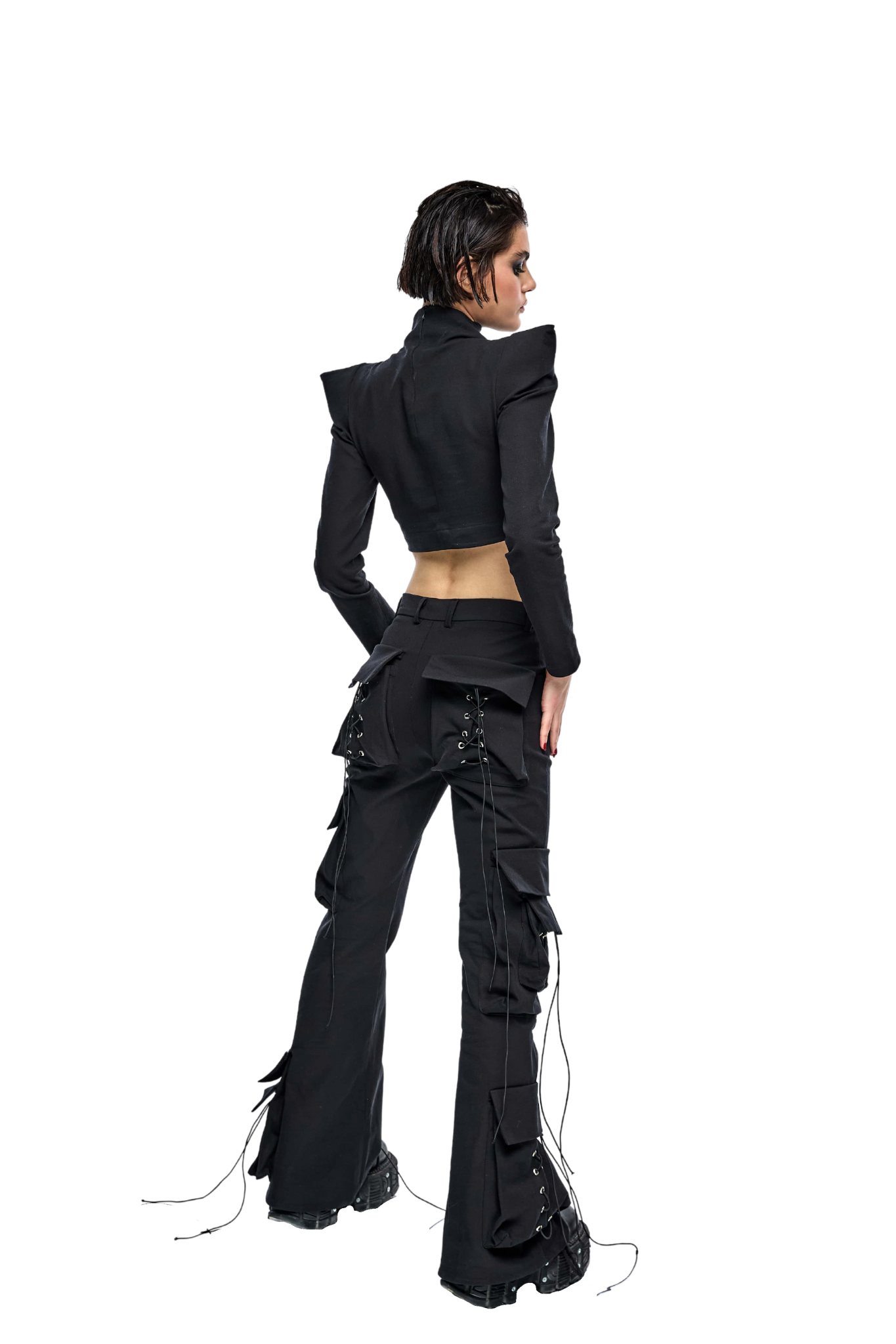 Calliope Flared Cargo Pants - Image 3