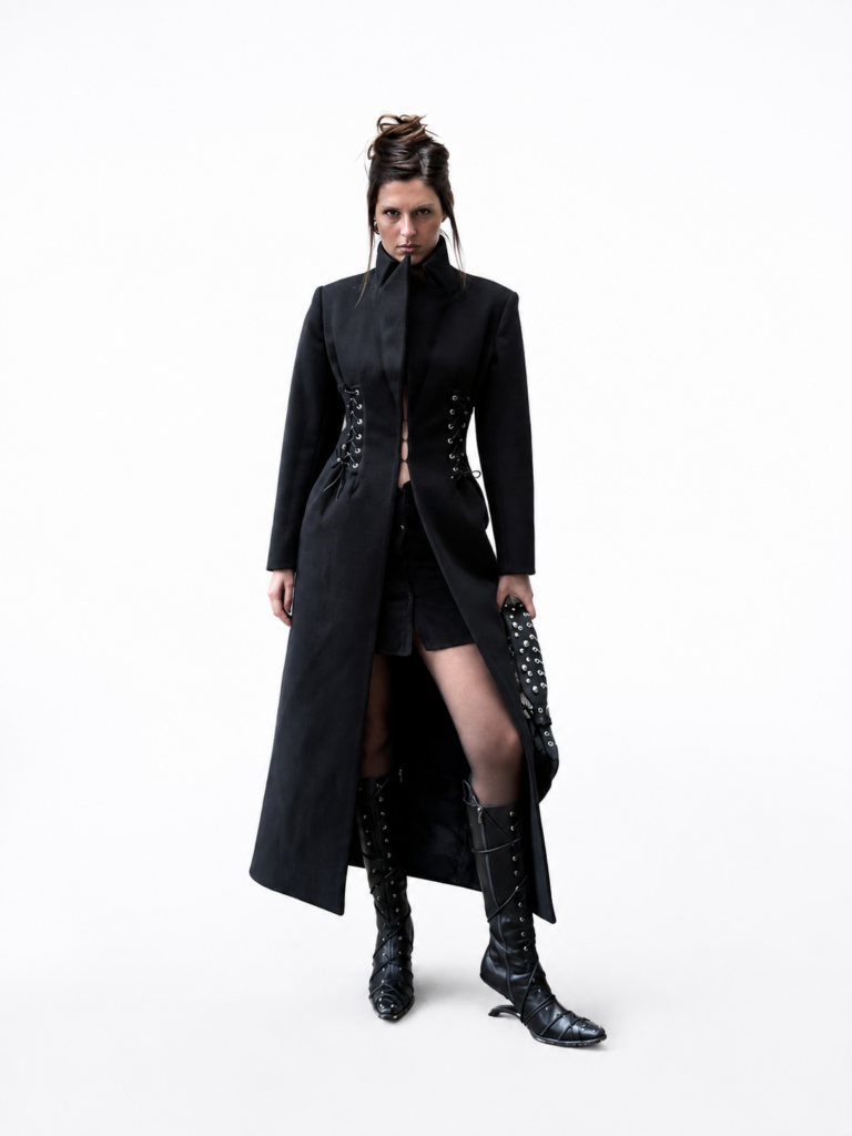 Nocturne Corset Coat in Wool