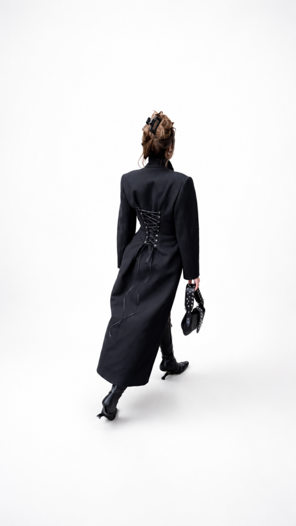 Nocturne Corset Coat in Wool