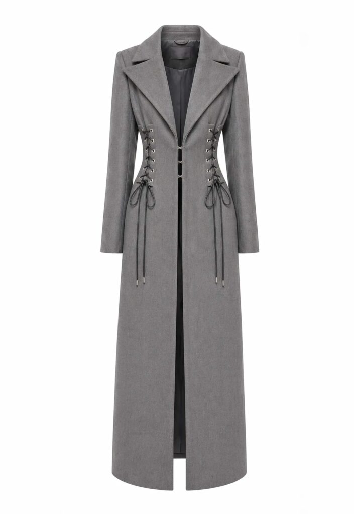 Nocturne Corset Coat in Cabardine