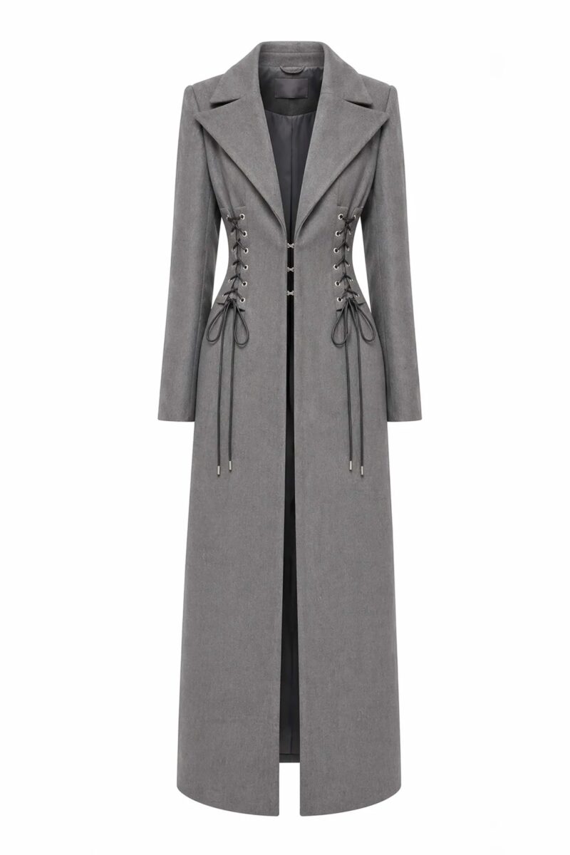 Nocturne Corset Coat in Cabardine