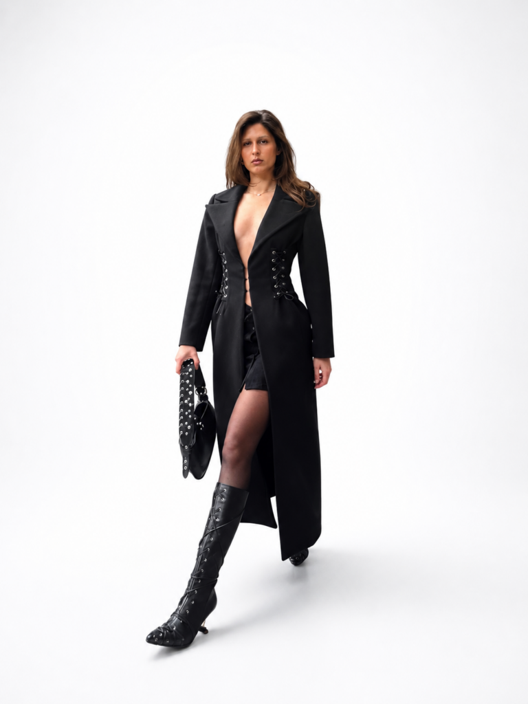Nocturne Corset Coat in Wool