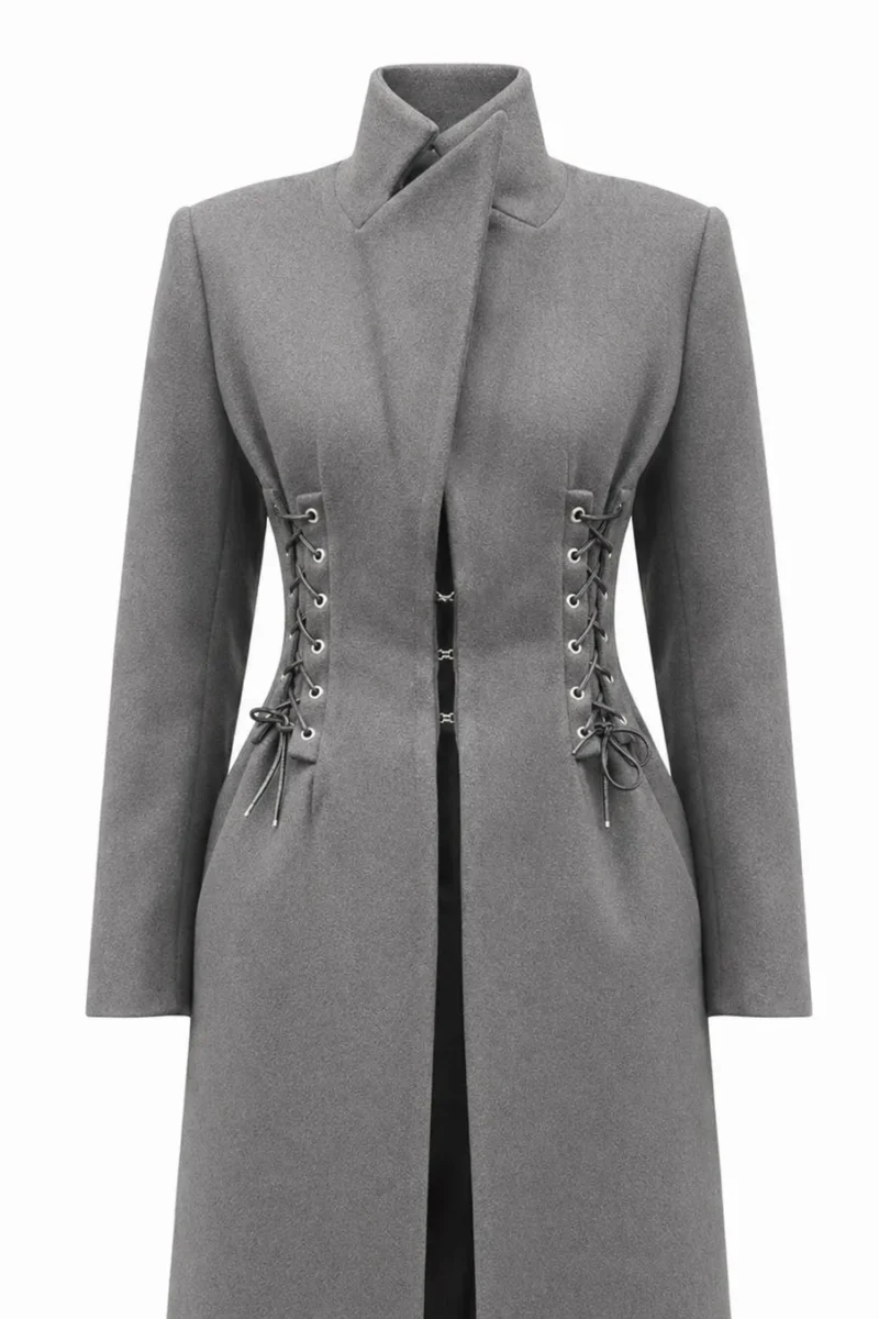 Nocturne Corset Coat in Cabardine - Image 2
