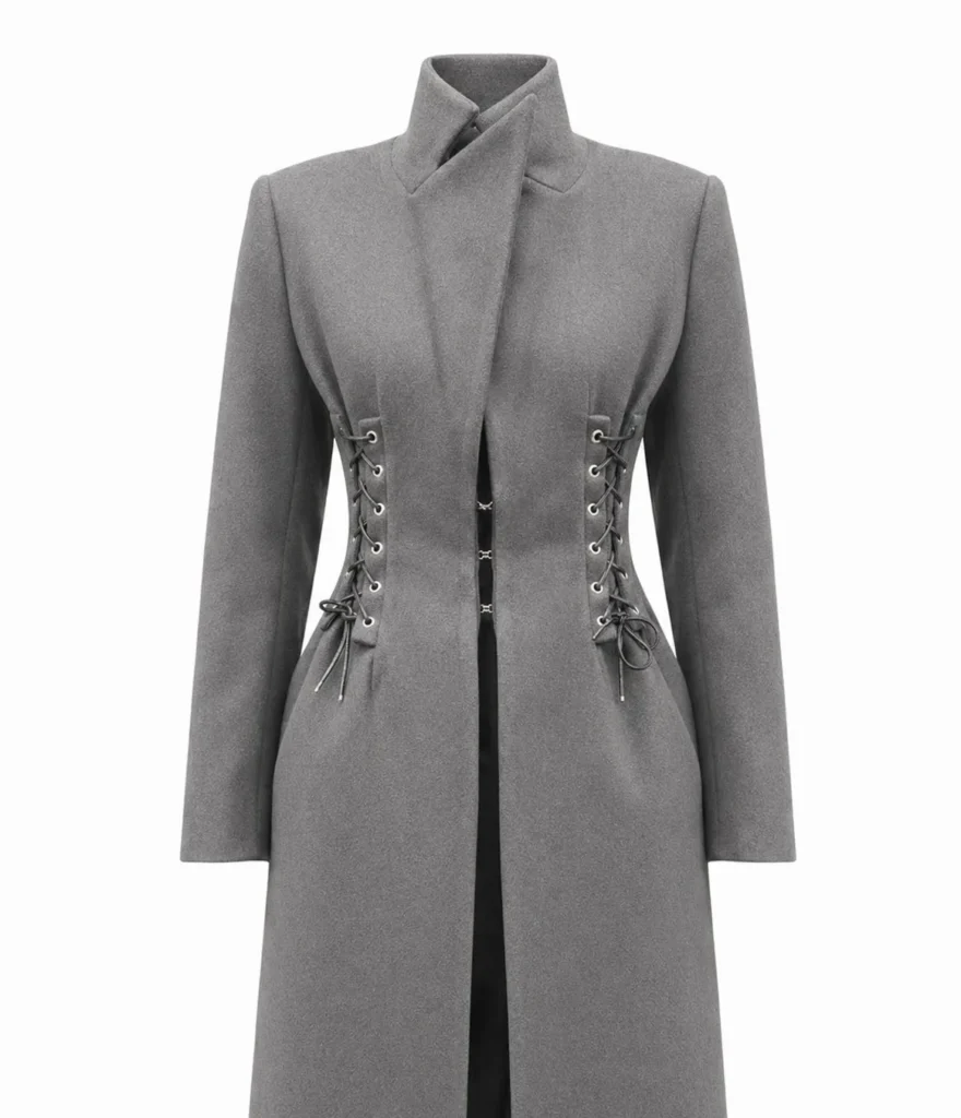 Nocturne Corset Coat in Cabardine