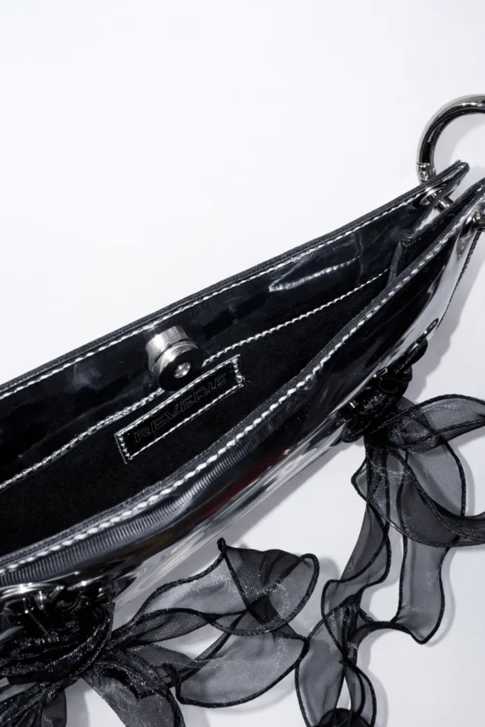 Organza Veil Bag in Silver