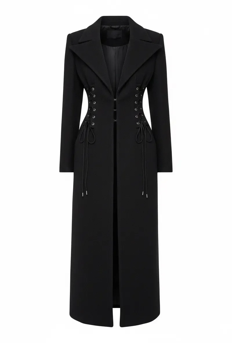 Nocturne Corset Coat in Wool