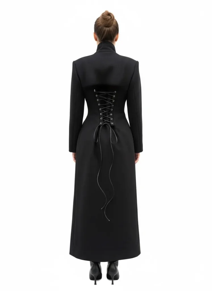 Nocturne Corset Coat in Wool