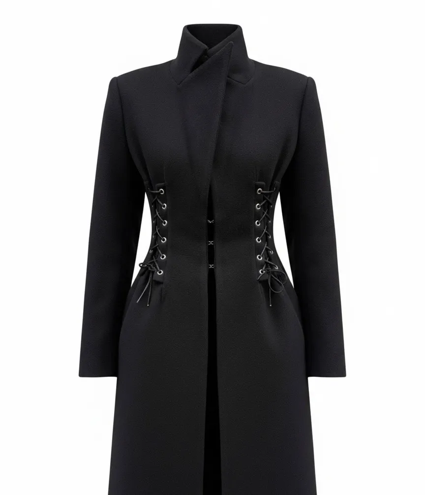 Nocturne Corset Coat in Wool