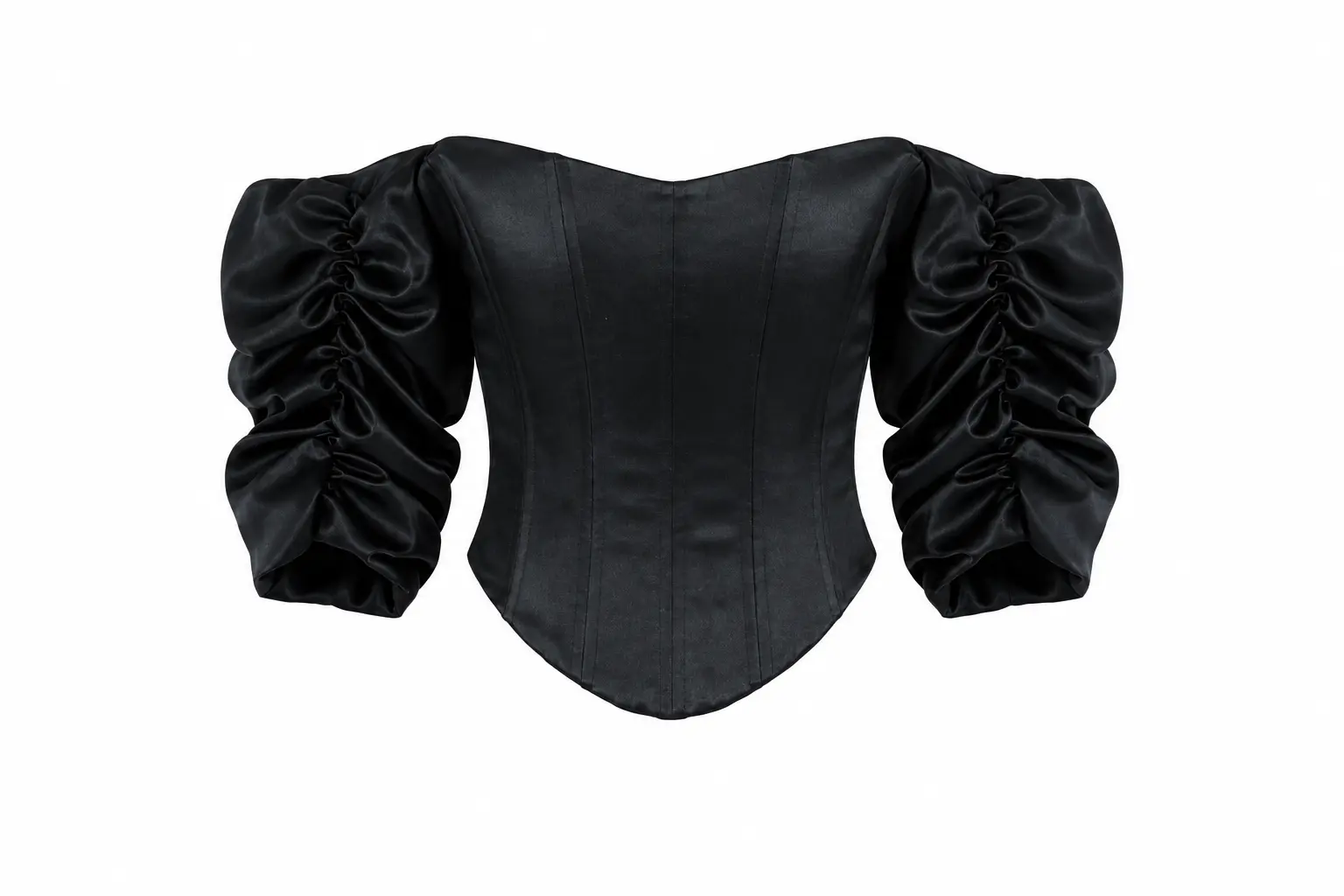 Devotion Corset in Black - Image 1