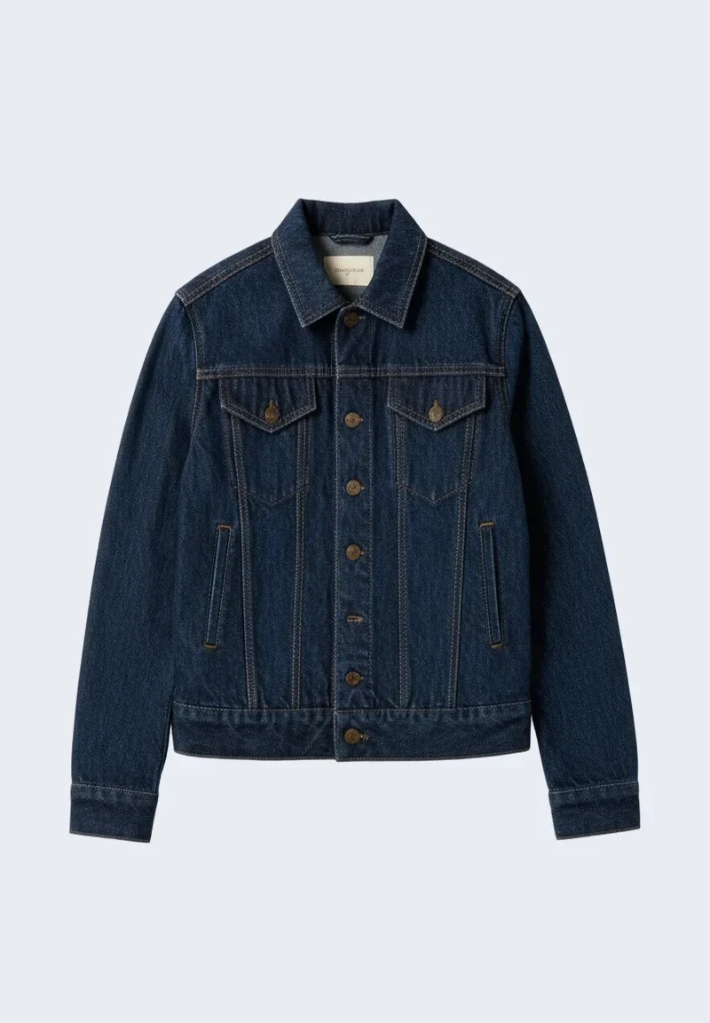 Denim Crop Jacket - Image 2