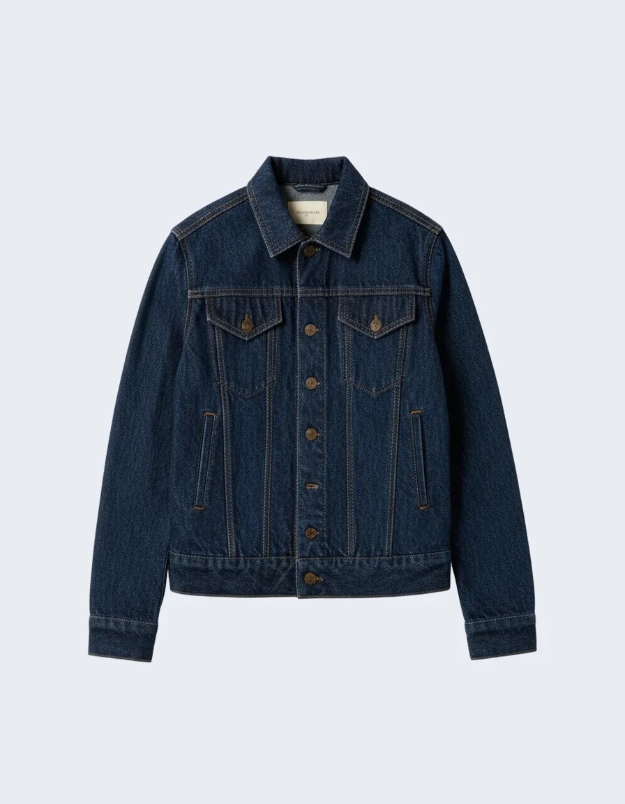 Denim Crop Jacket - Image 2