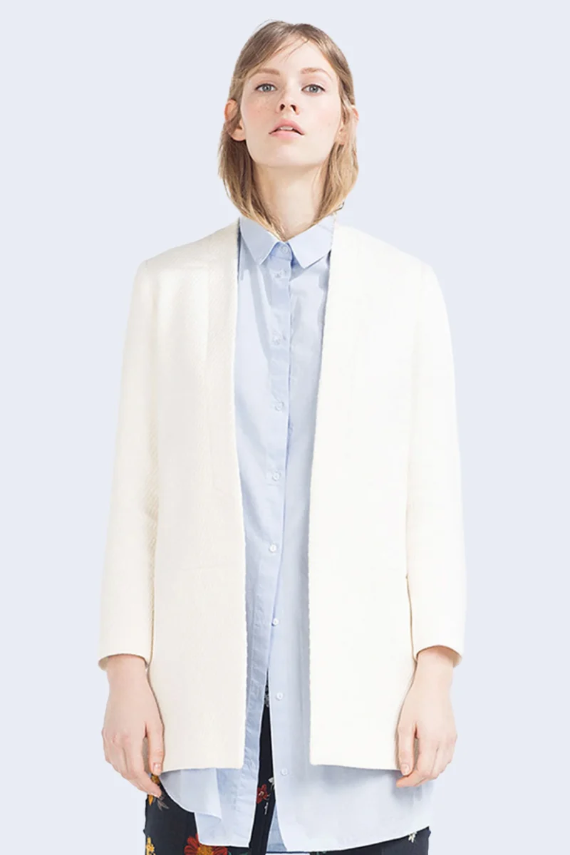 Cream Knit Cardigan - Image 1