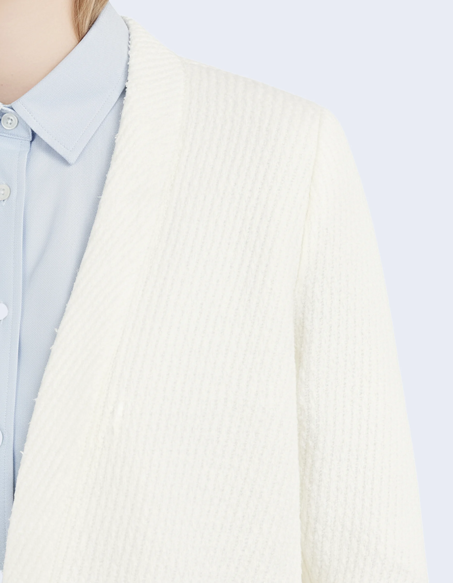 Cream Knit Cardigan - Image 2